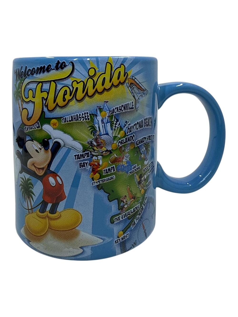 Disney Florida Welcome Mickey Mouse Ceramic Mug